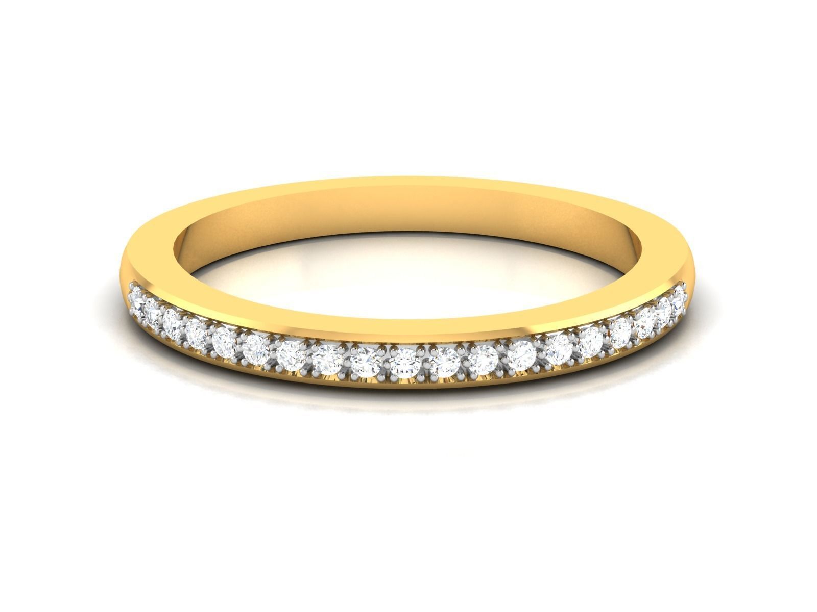 Solitaire ring 3dm stl render detail 3D print model 3D print model_17