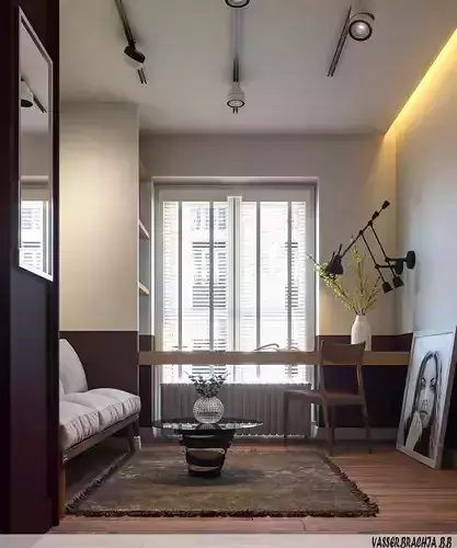 room reading 3D model