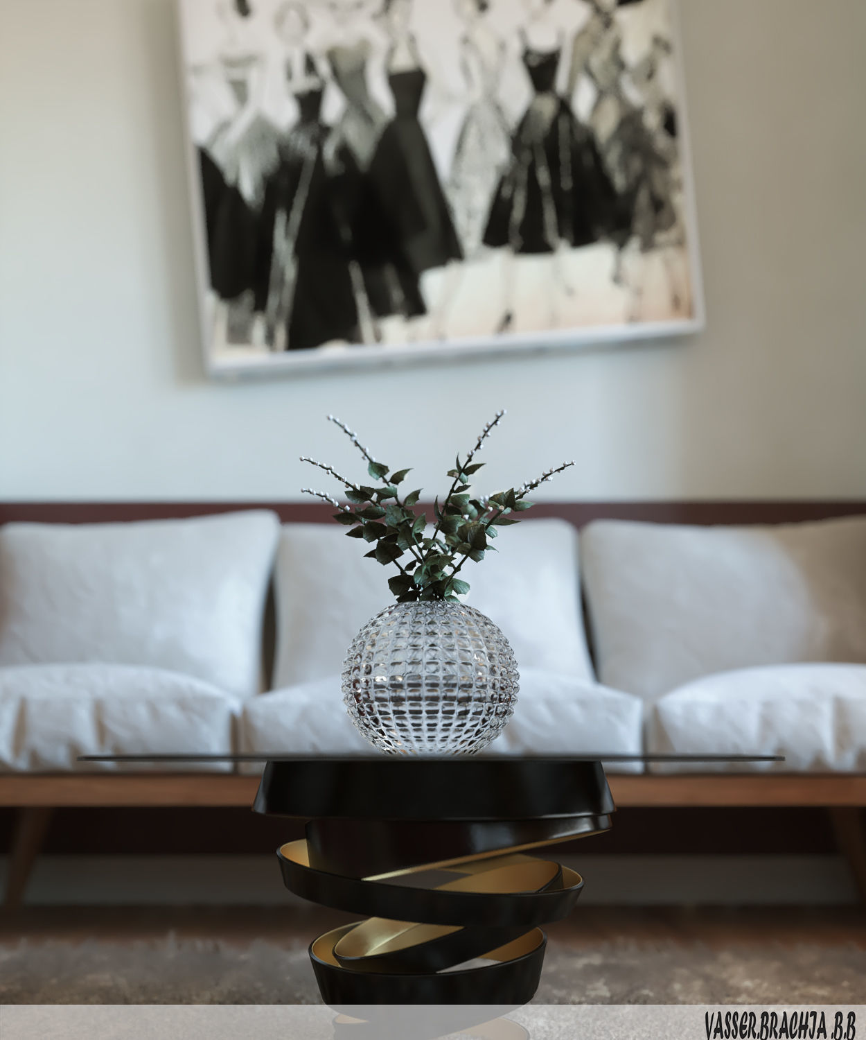 room reading 3D model_1