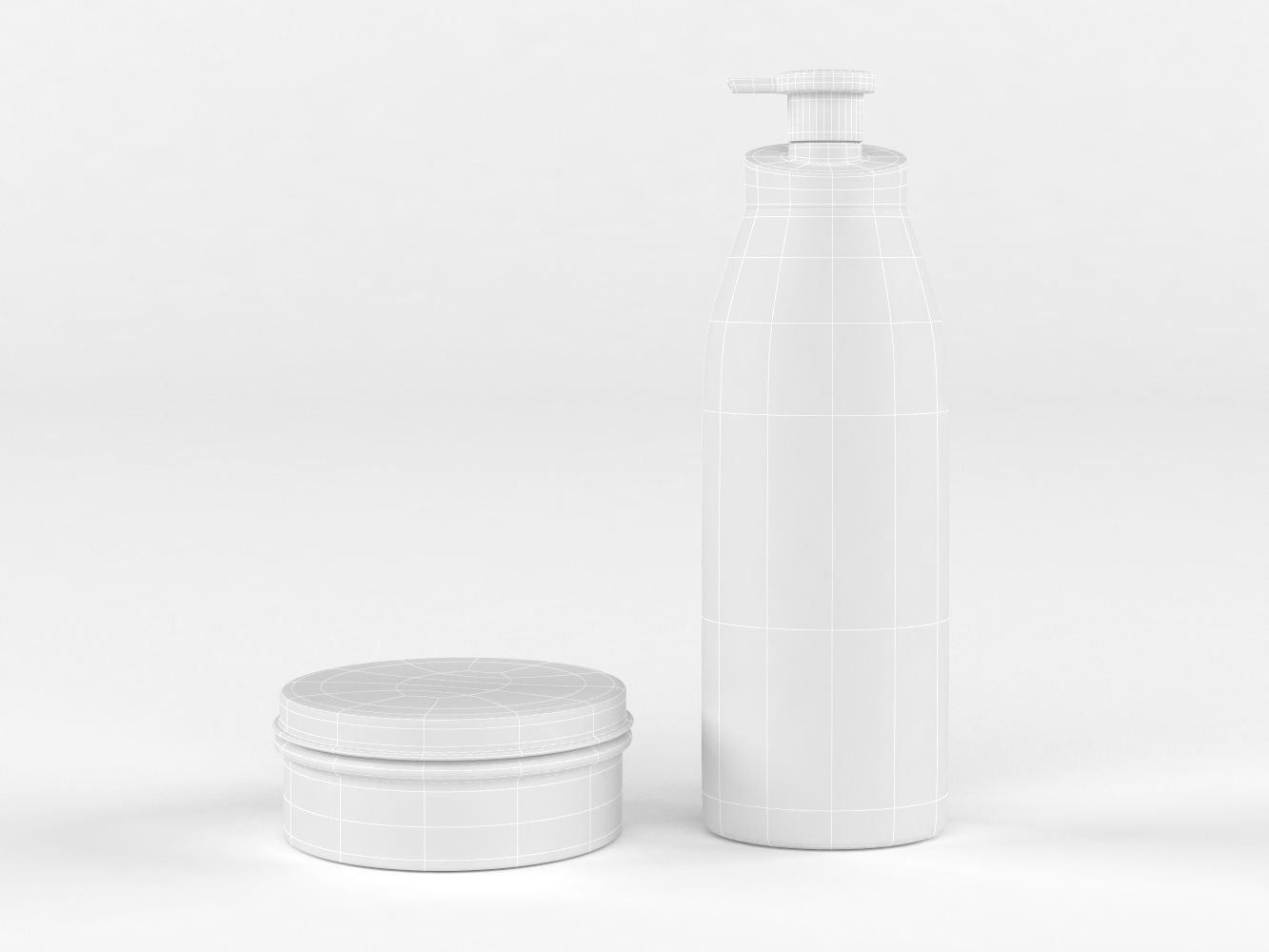 Nivea bottle of body lotion 3D model_6