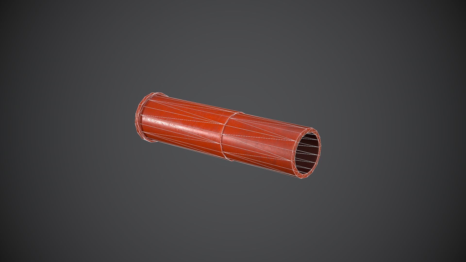 Flare Gun Low-poly 3D model_16
