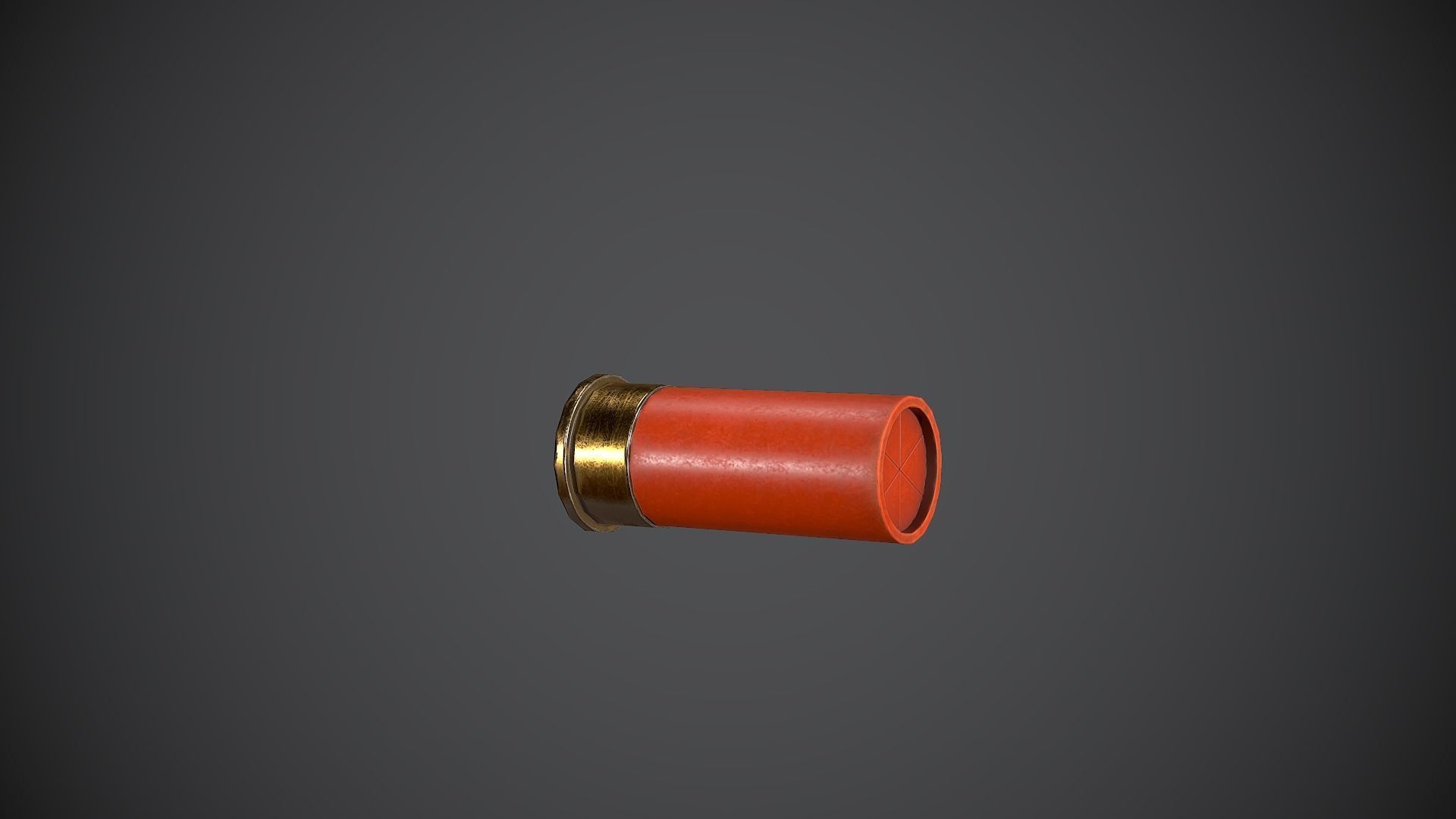 Flare Gun Low-poly 3D model_10