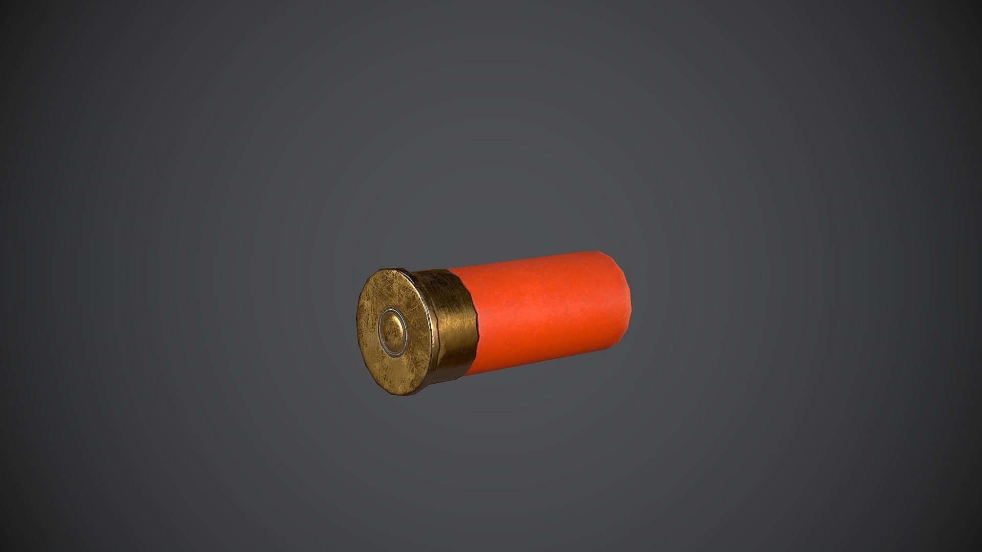Flare Gun Low-poly 3D model_13