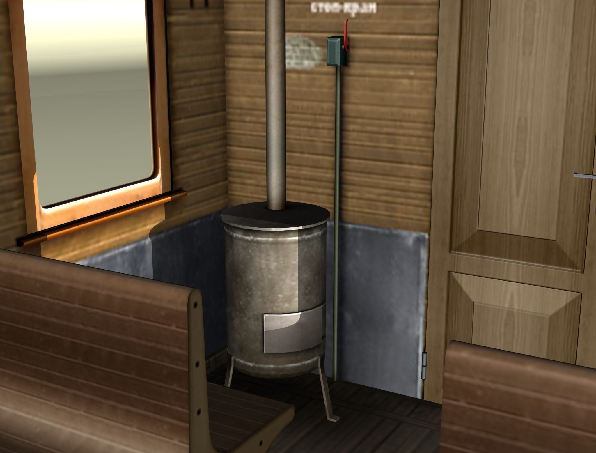 2-axles wagon 3D model_13