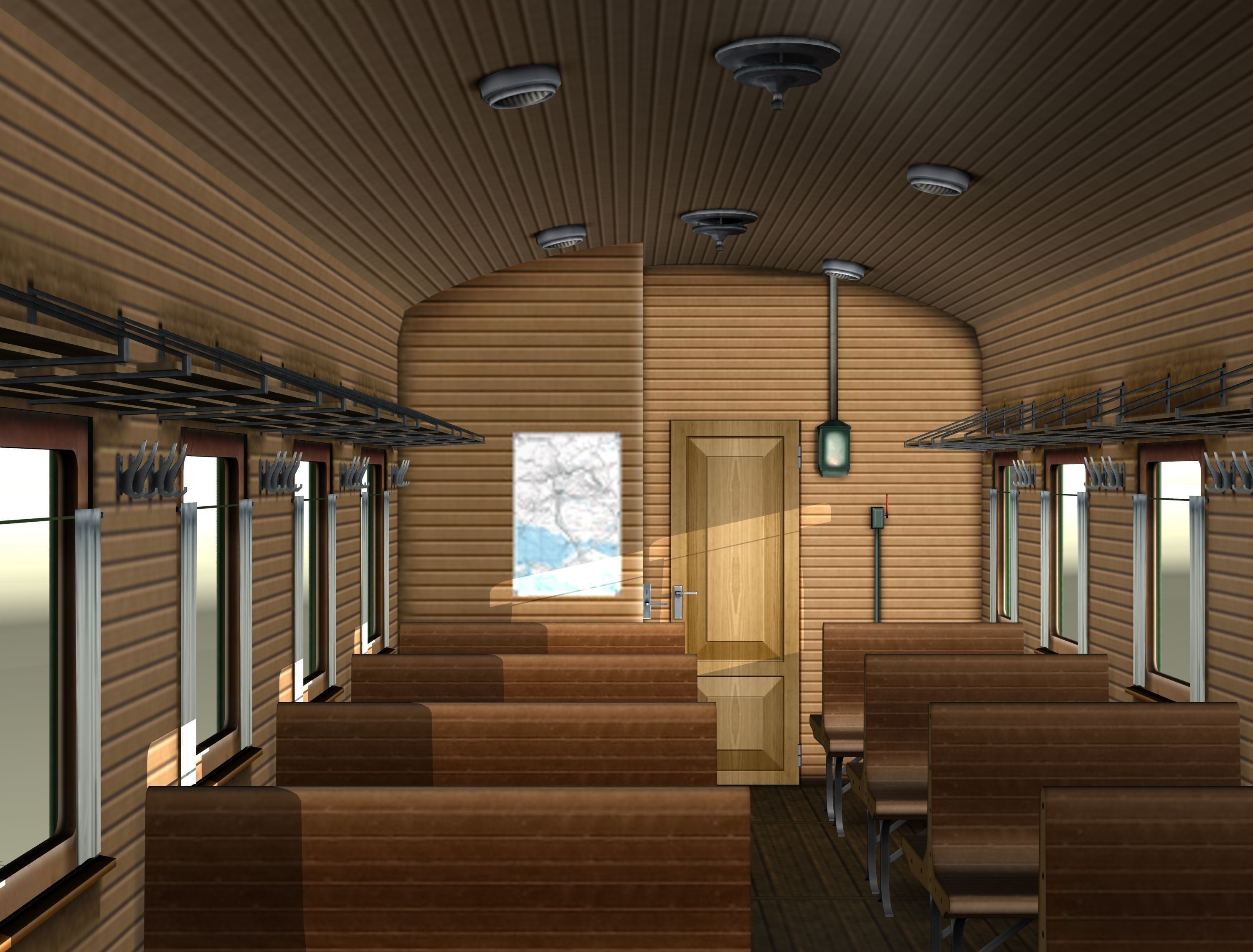 2-axles wagon 3D model_14