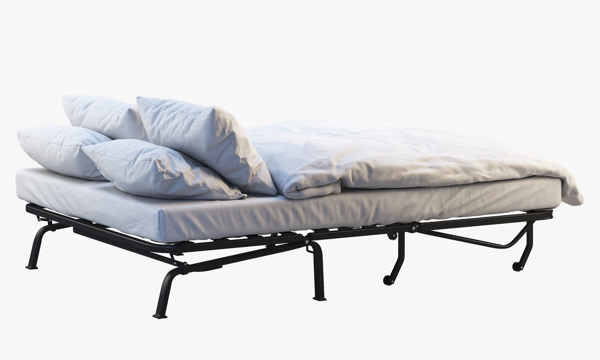 Lycksele bed Ikea 3D model_16