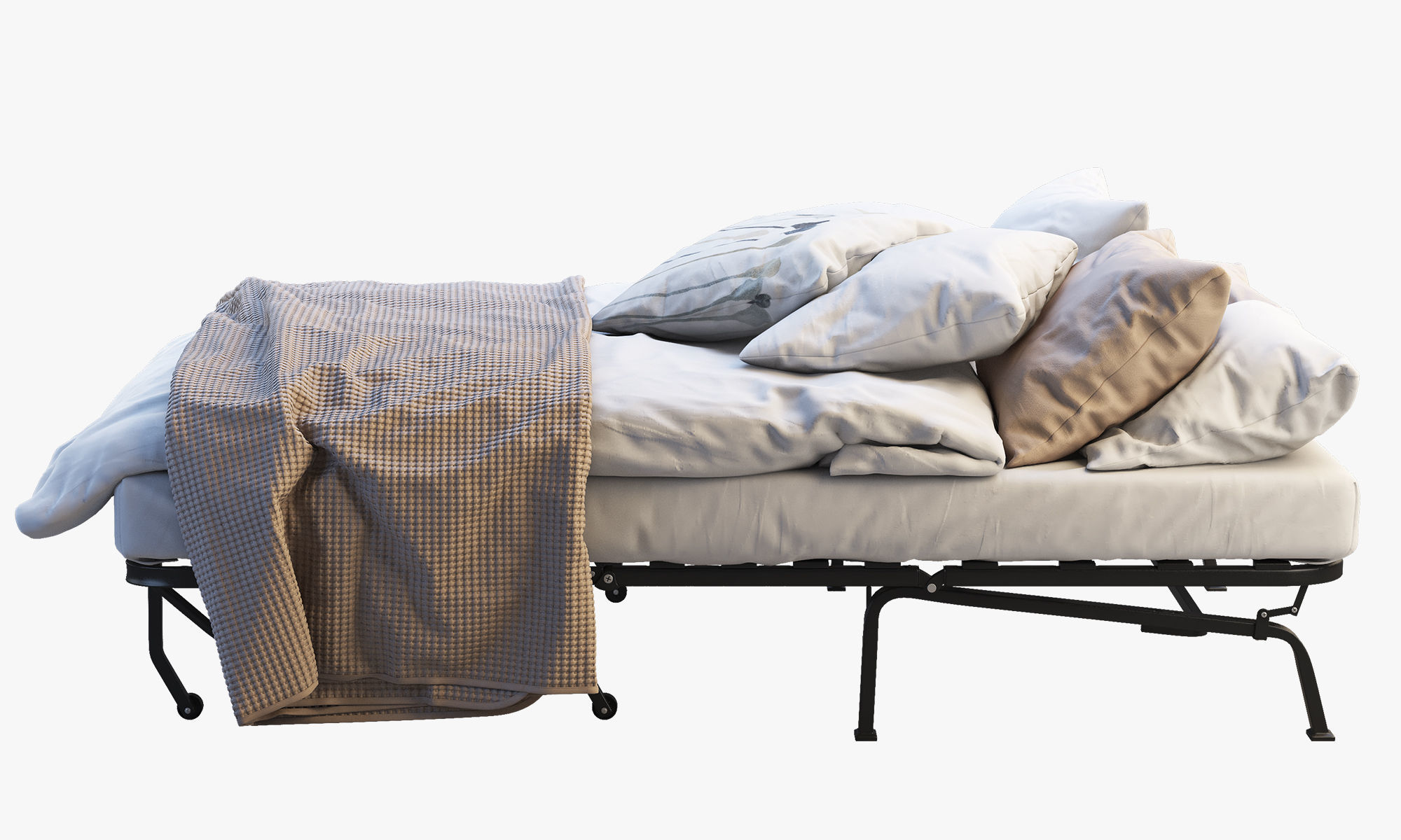 Lycksele bed Ikea 3D model_8