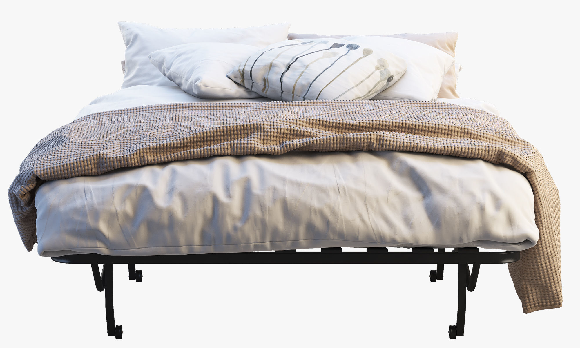 Lycksele bed Ikea 3D model_1