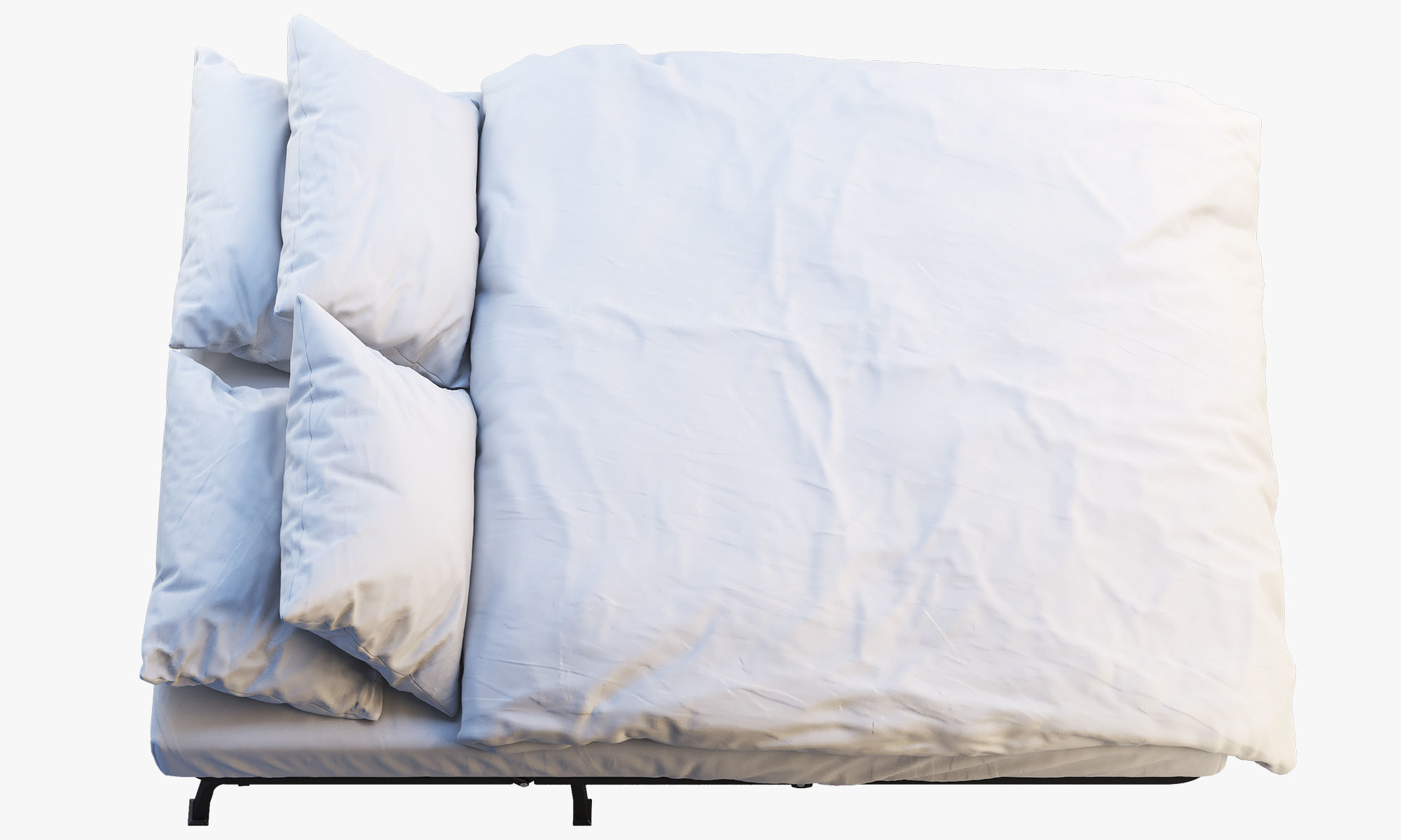 Lycksele bed Ikea 3D model_18