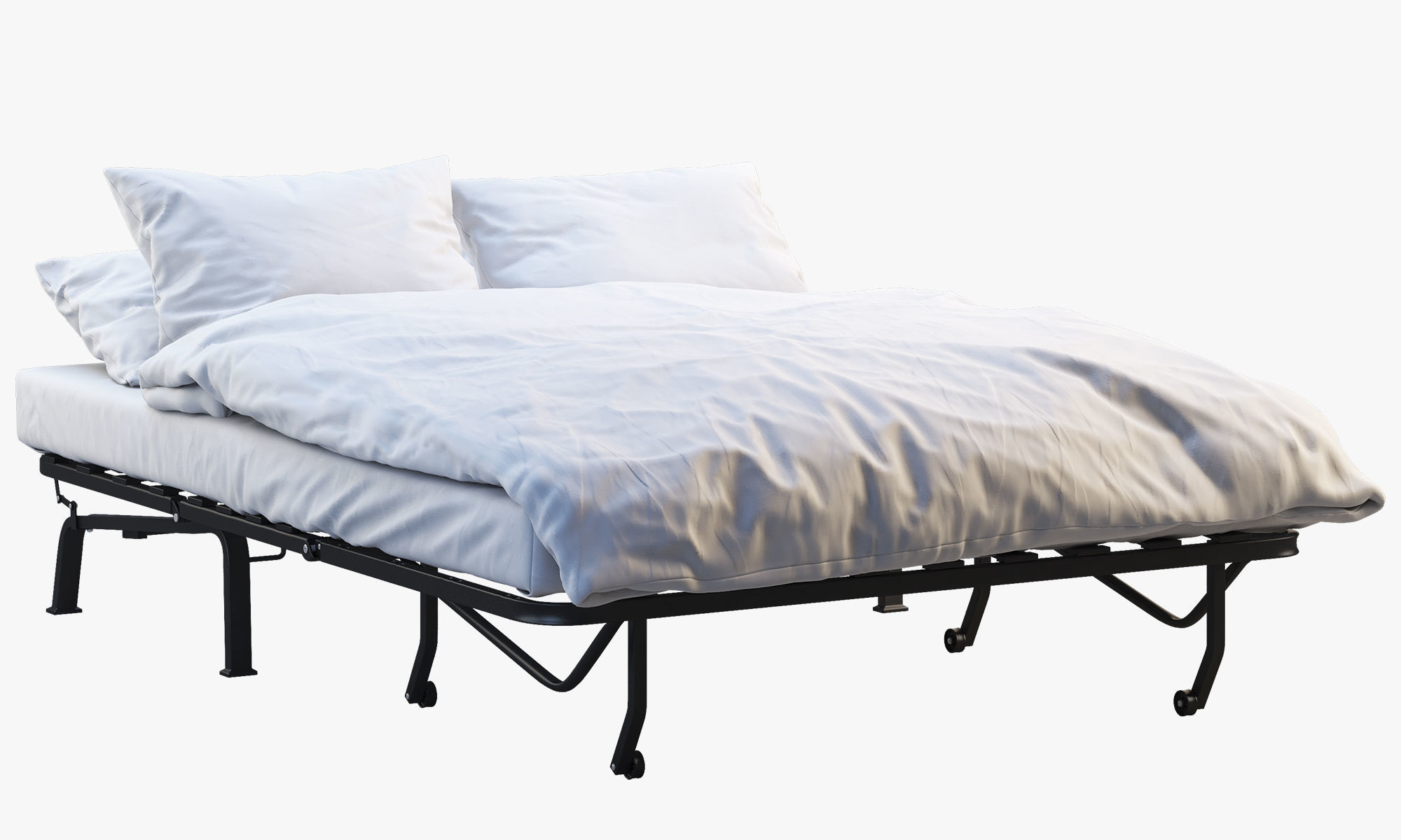 Lycksele bed Ikea 3D model_11