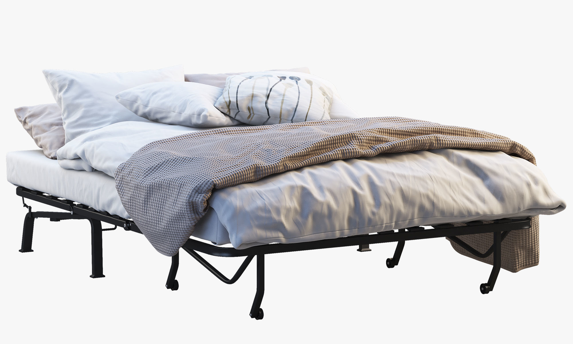 Lycksele bed Ikea 3D model_2