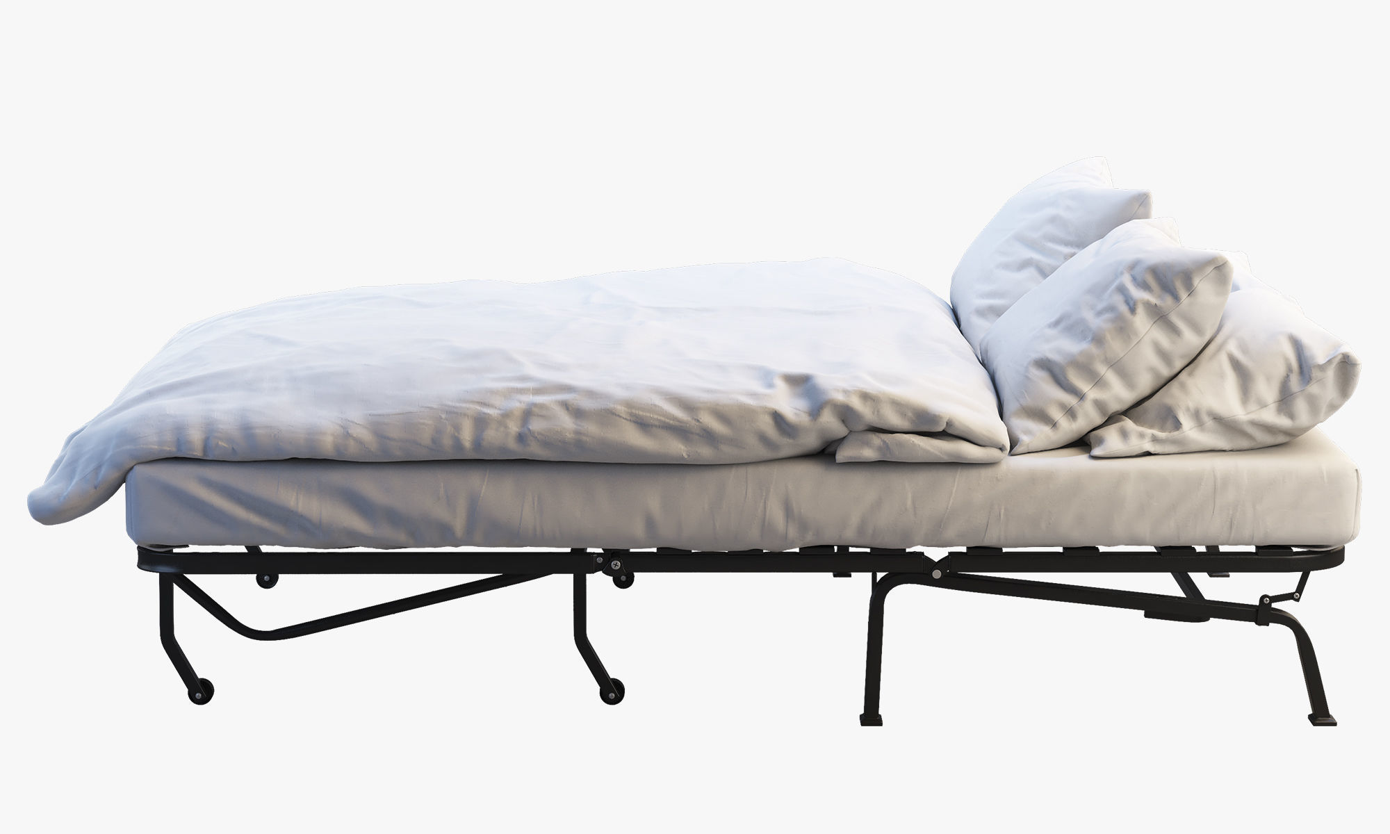 Lycksele bed Ikea 3D model_17