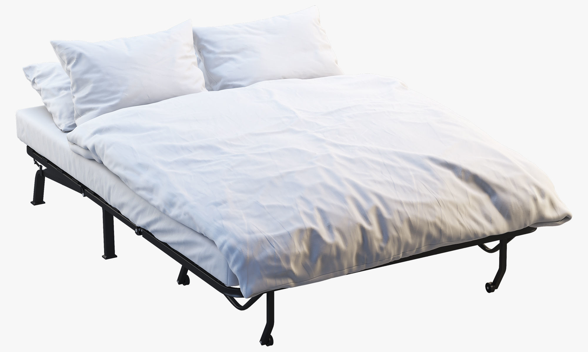Lycksele bed Ikea 3D model_14
