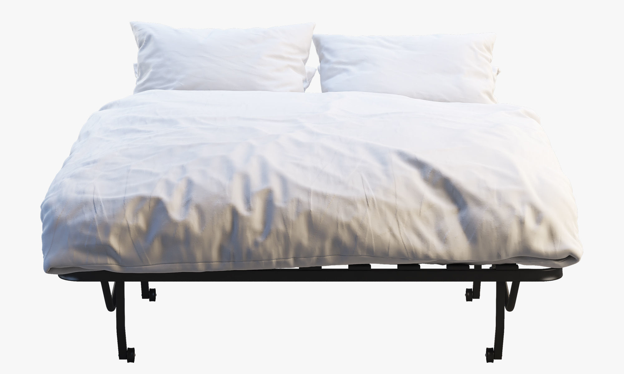 Lycksele bed Ikea 3D model_10