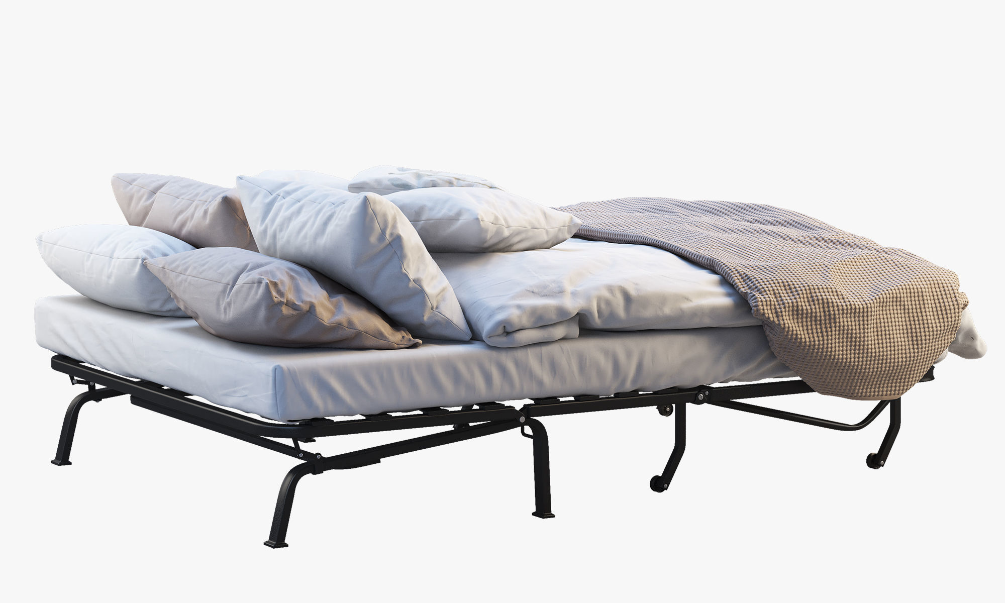 Lycksele bed Ikea 3D model_7