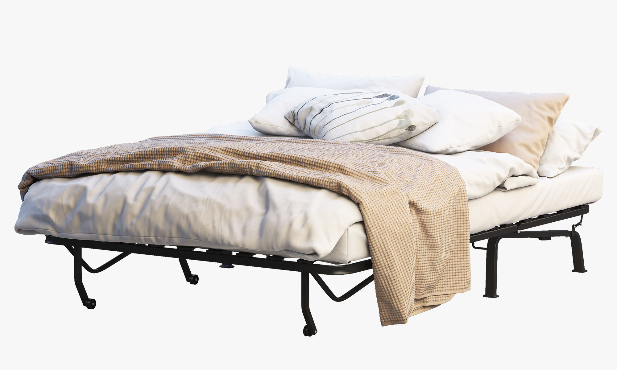 Lycksele bed Ikea 3D model_3