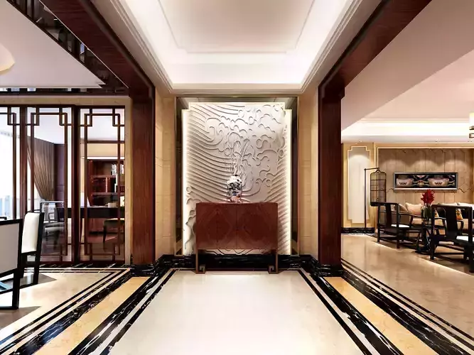 salon chinese interior design