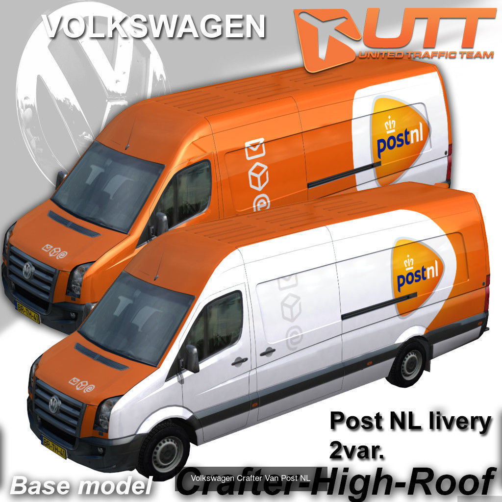 Delivery post car 3D Model Collection_4