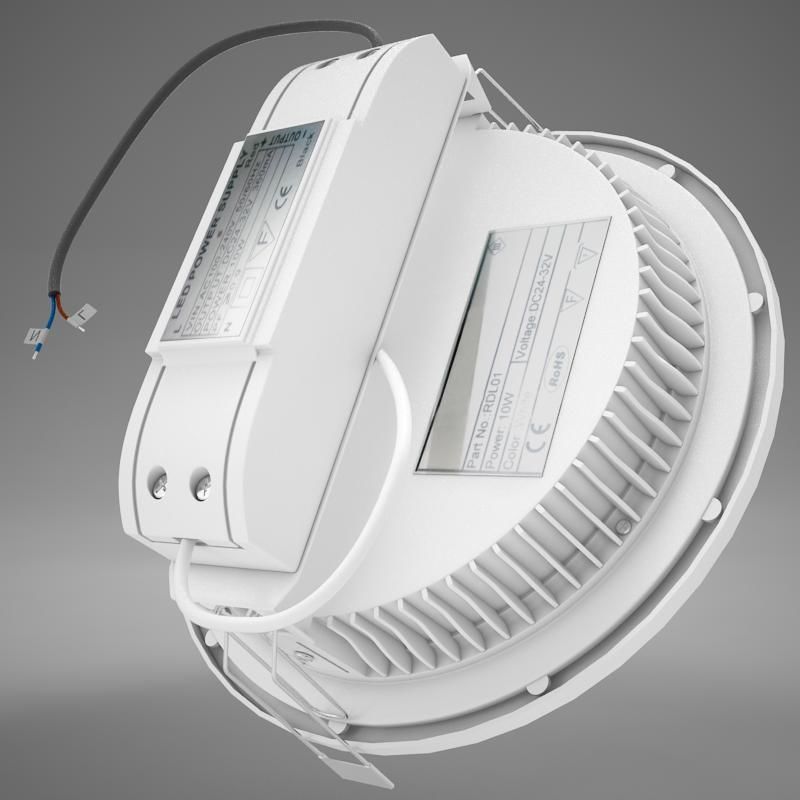LED Downlight RDL 3D model 3D model_2