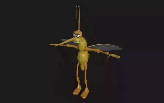 Mosquito Cartoon 3D 