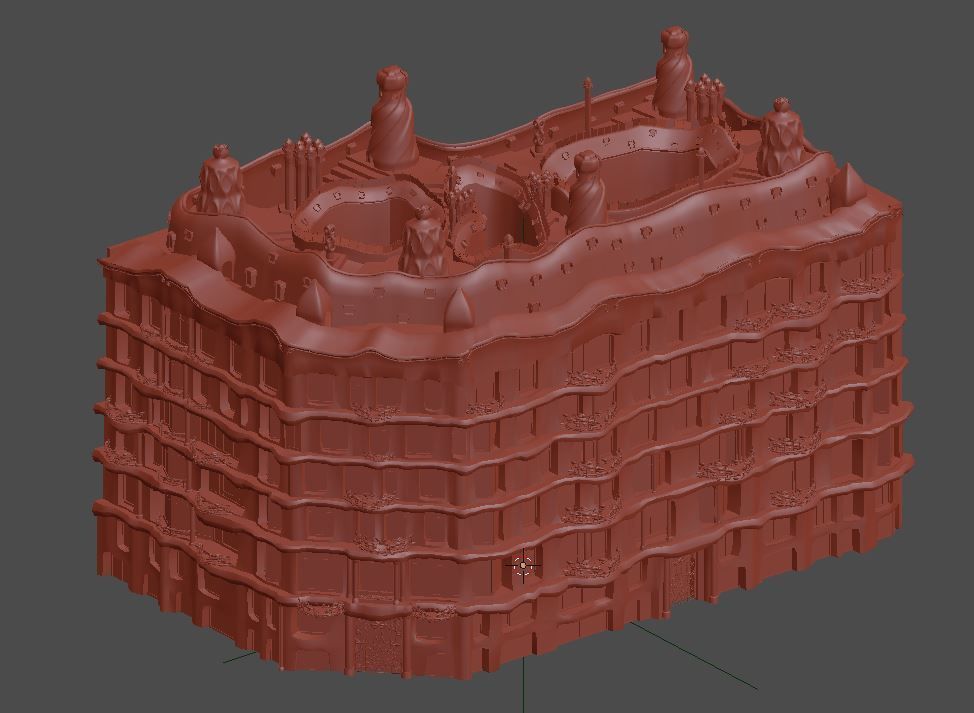Casa Mila 3D model_5