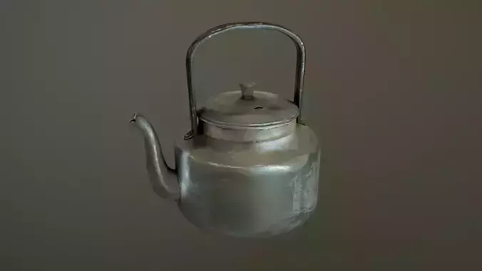 Kettle metal teapot with handle