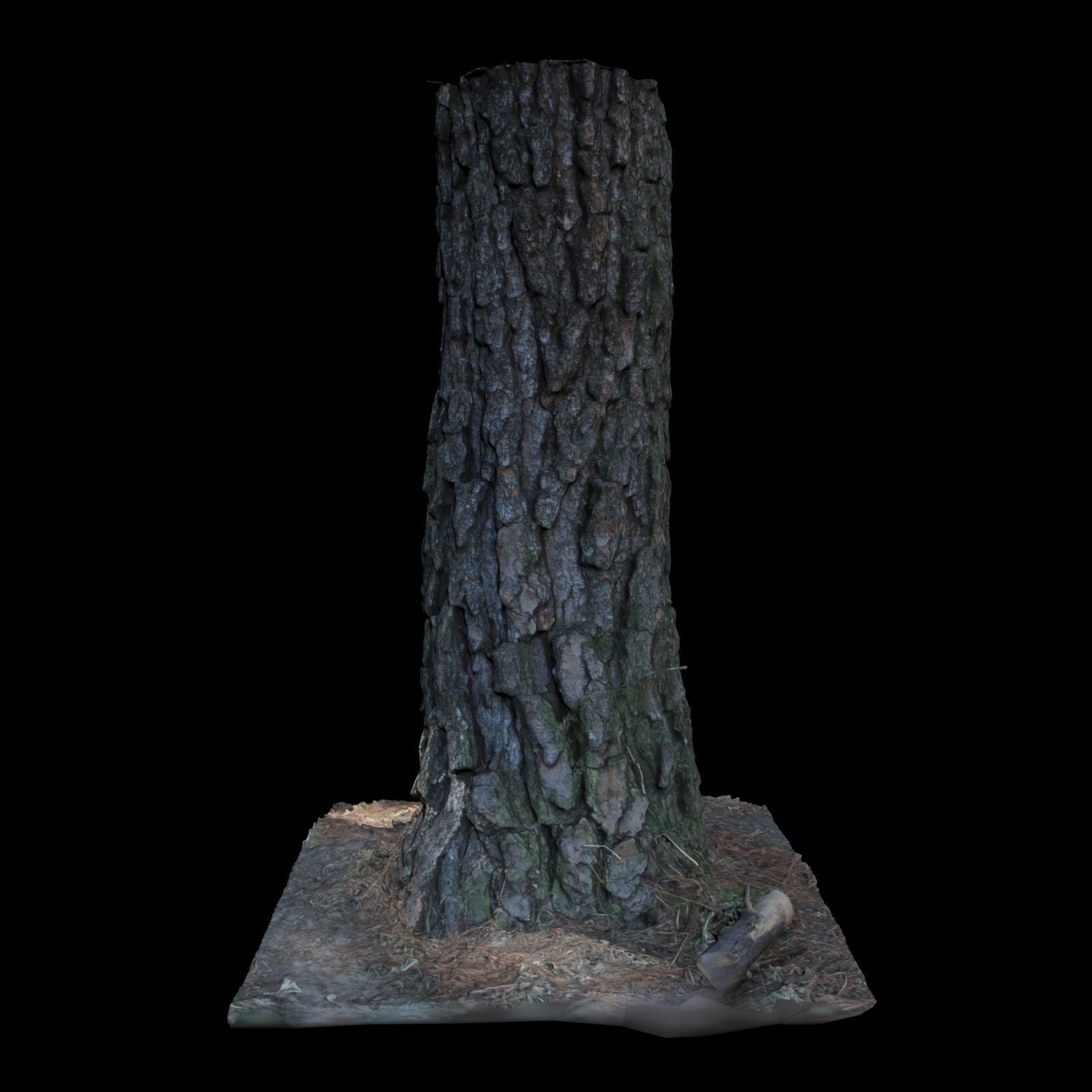 Tree I stump 3D model_3