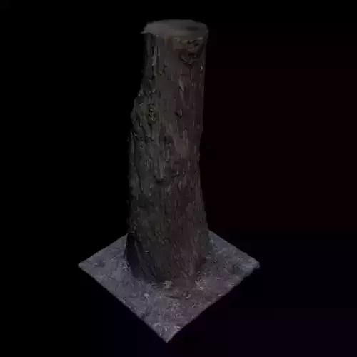 Tree L stump 3D model