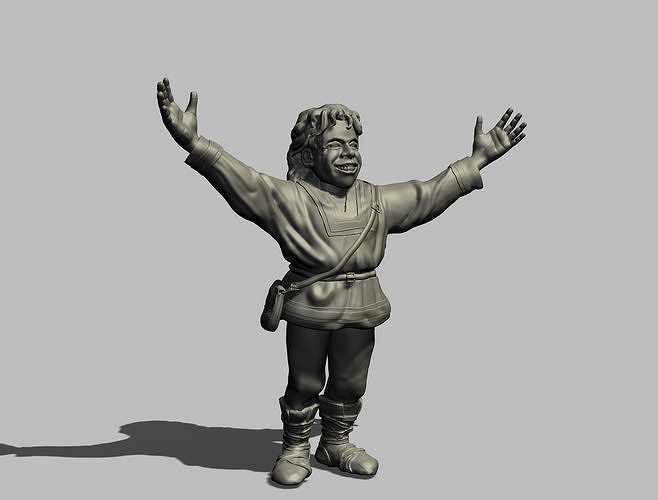 willow man 3D print model