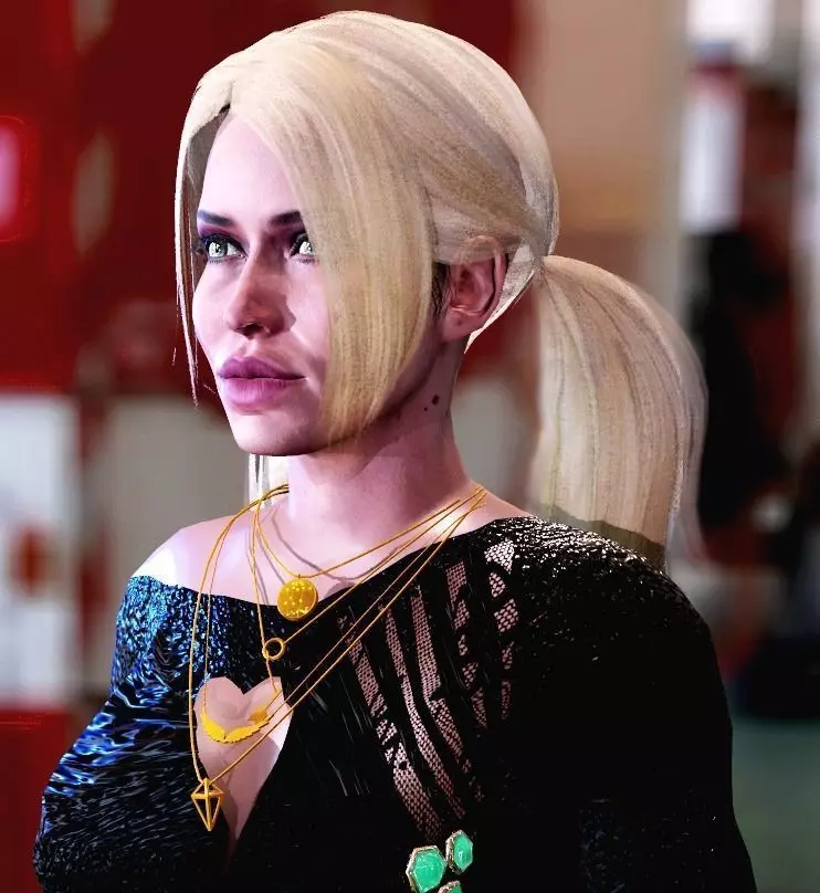 helina catsuits Low-poly 3D model_0