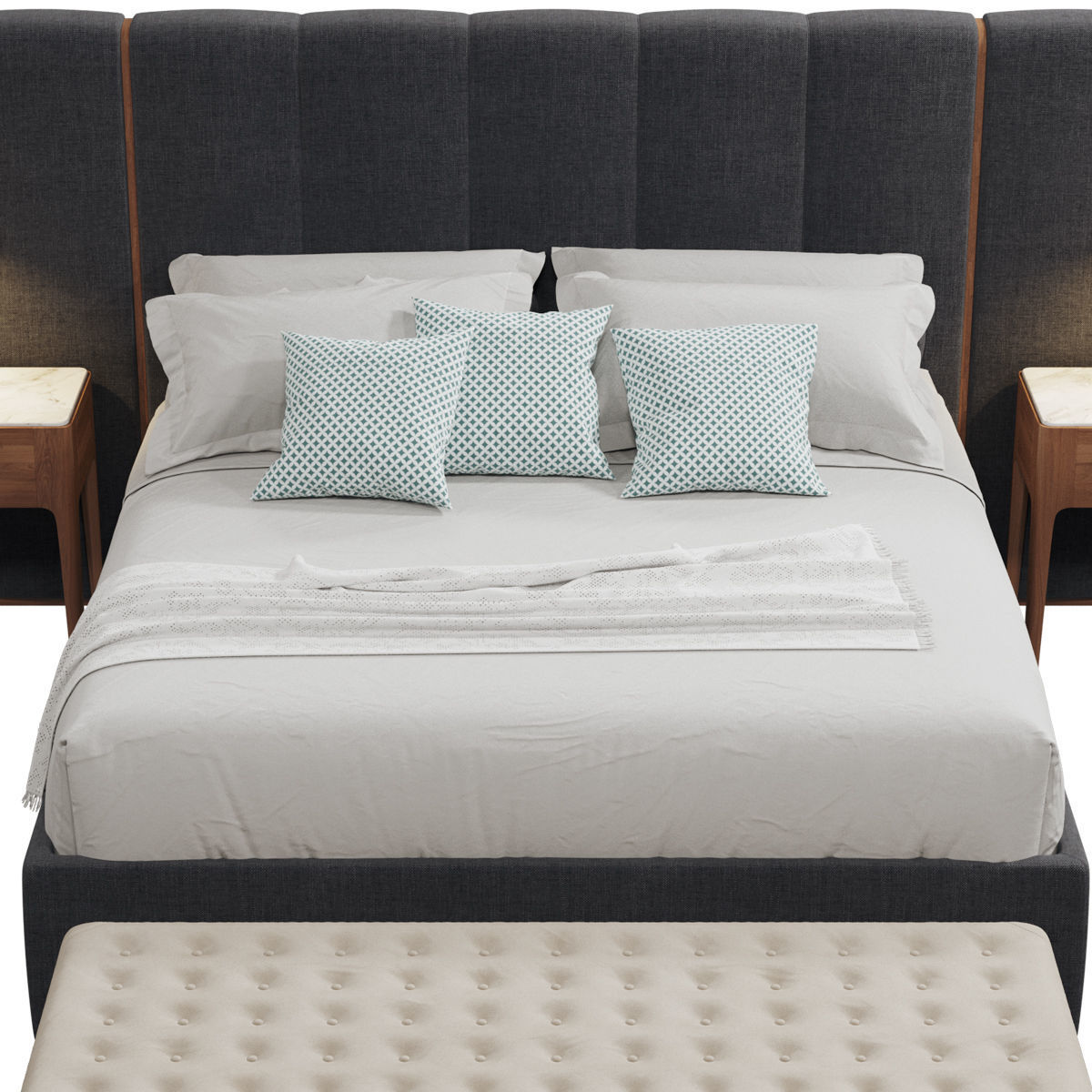 Apollo Porada bed 3D model_4