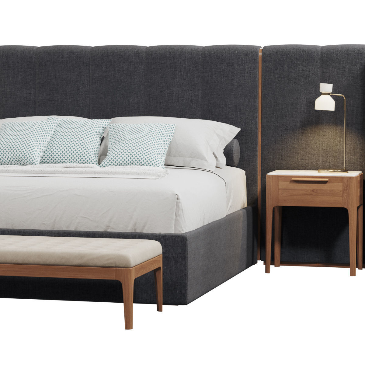 Apollo Porada bed 3D model_1