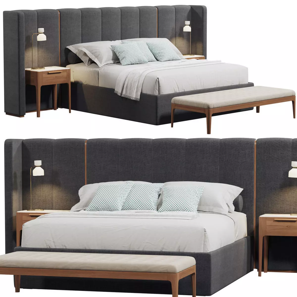 Apollo Porada bed 3D model_0