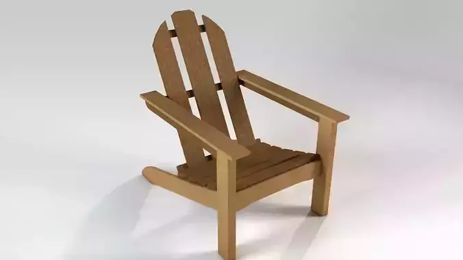 Deck chair Free 3D model