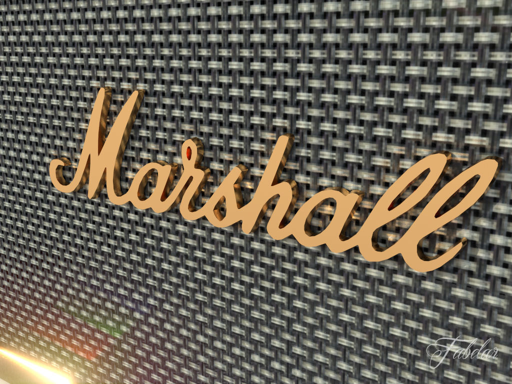 Marshall Stanmore speaker Low-poly 3D model_5