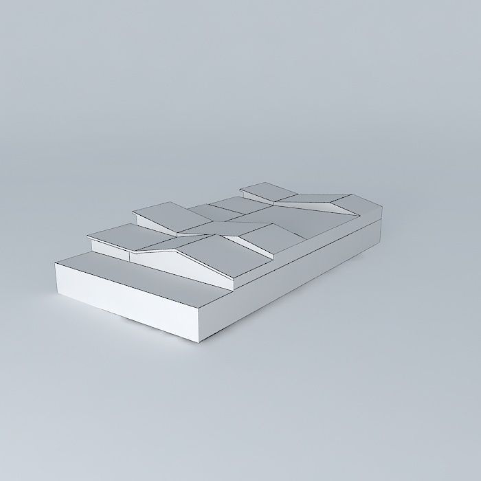 Berck-Plage Covered Market Free 3D model_4