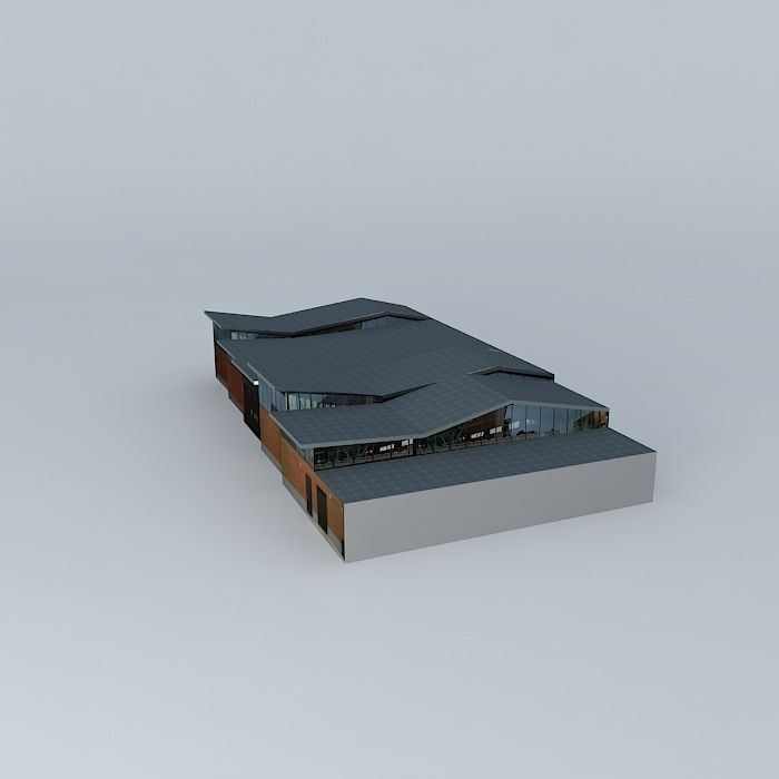 Berck-Plage Covered Market Free 3D model_2