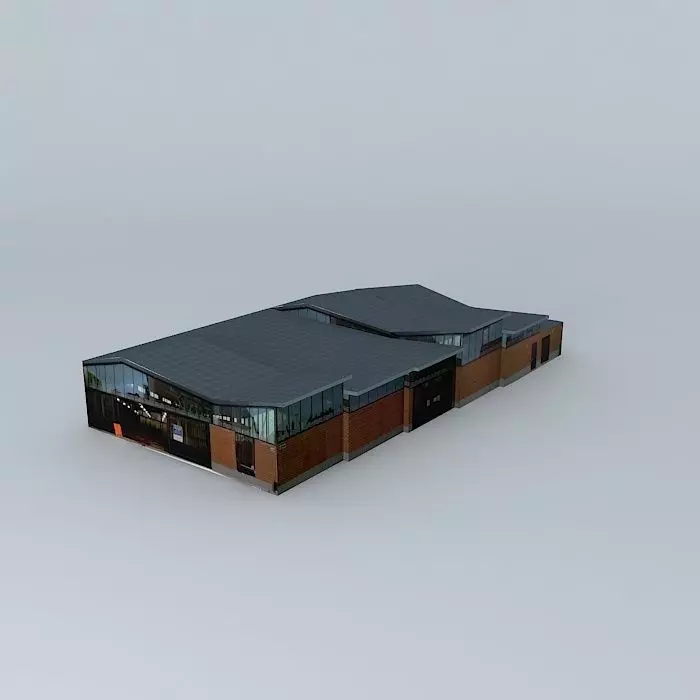 Berck-Plage Covered Market Free 3D model_0