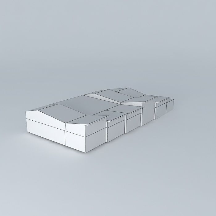 Berck-Plage Covered Market Free 3D model_3