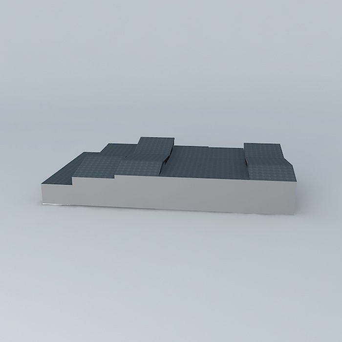 Berck-Plage Covered Market Free 3D model_1