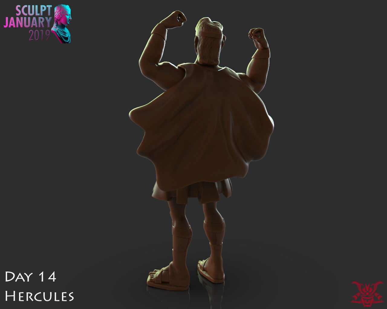 Hercules Timelapse and Model 3D print model_3