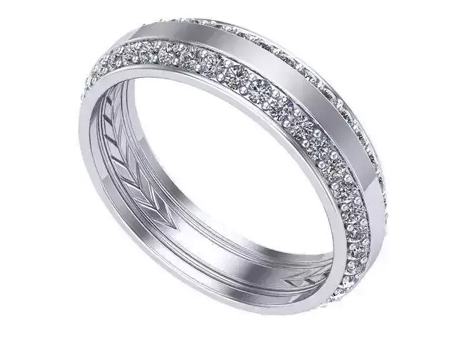 Diamond Mens ring