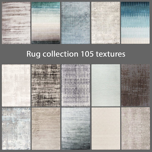 Rugs colection 105 textures  3D model