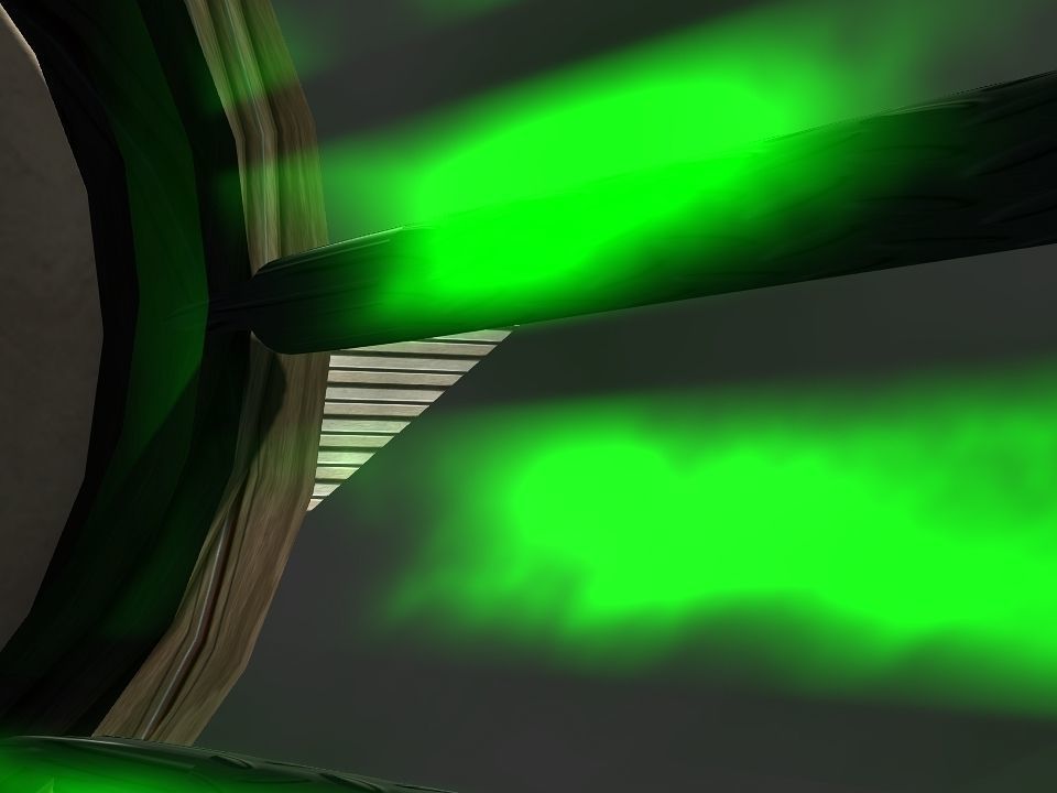 Green Eye Cyclops Laser Cannon Low-poly 3D model_16