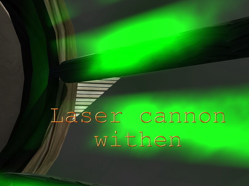 Green Eye Cyclops Laser Cannon Low-poly 3D model_40