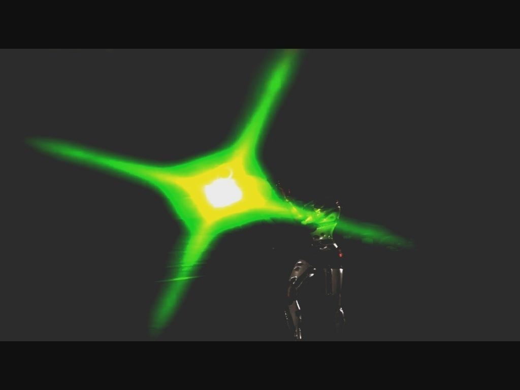 Green Eye Cyclops Laser Cannon Low-poly 3D model_48