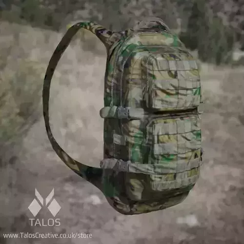 Military BackPack Jungle Desert and Urban colour maps