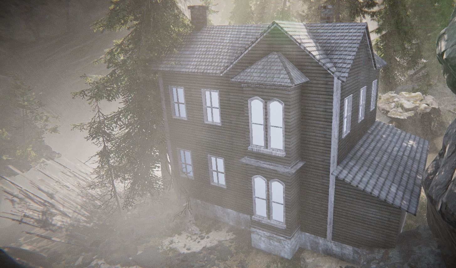 Old House Low-Poly 3D Model Free low-poly 3D model_5