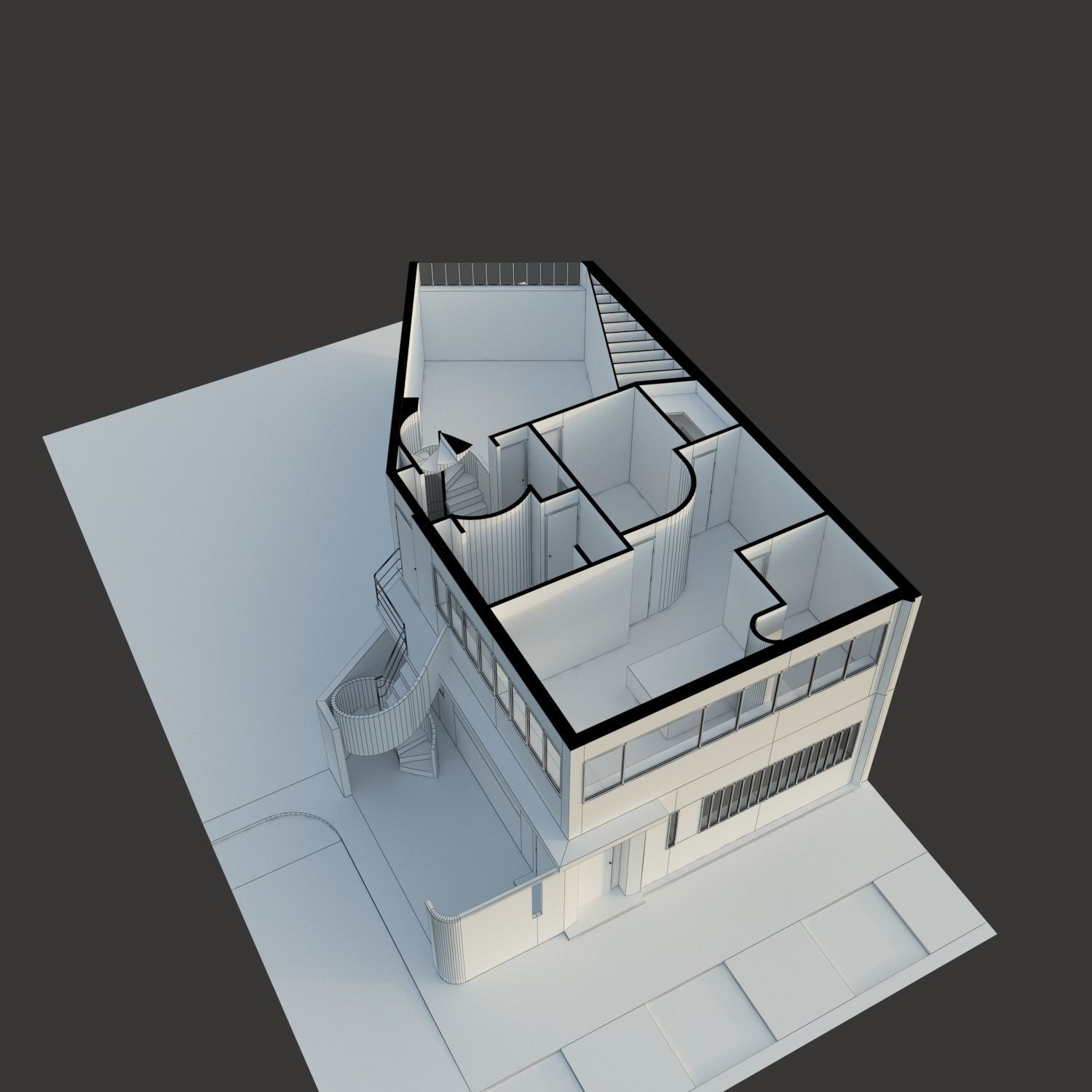1922y Maison atelier Ozenfant 3D model_6