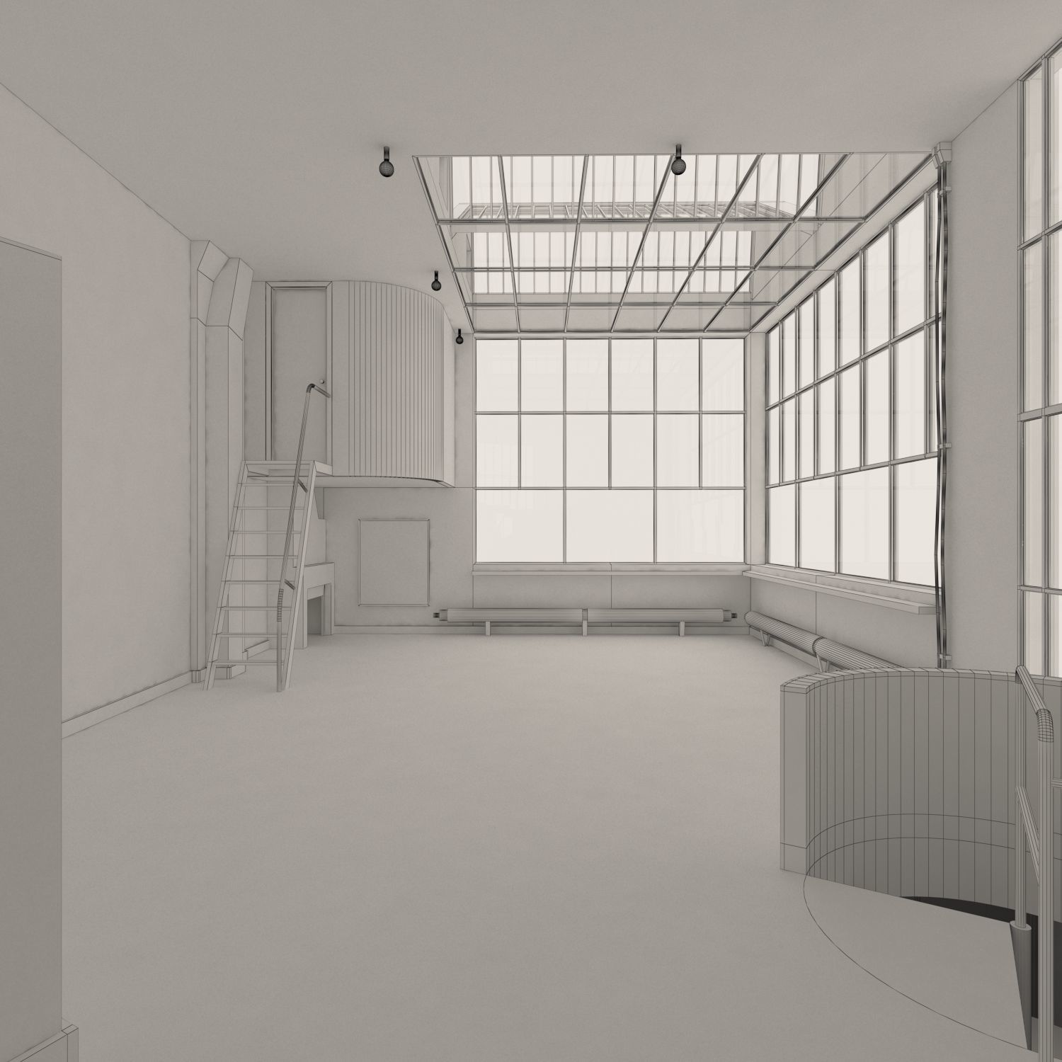 1922y Maison atelier Ozenfant 3D model_9